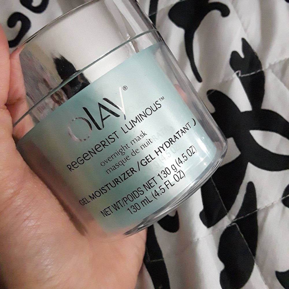 Olay night gel mask
